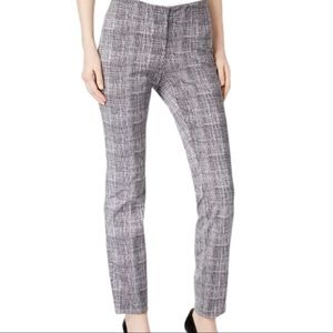2P Alfani Black and White Stretchy Slacks